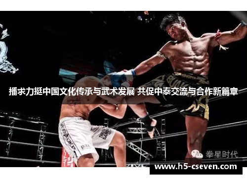 播求力挺中国文化传承与武术发展 共促中泰交流与合作新篇章